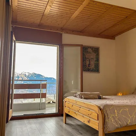 Duplex Lumineux Avec Vue アパート Vionnaz