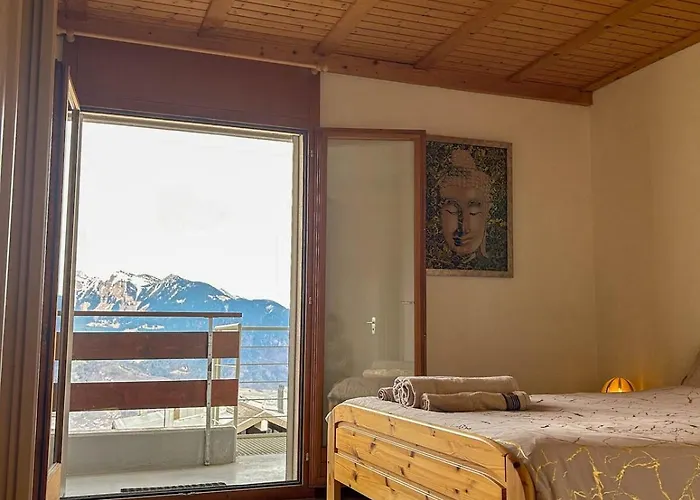 Duplex Lumineux Avec Vue 公寓 Vionnaz